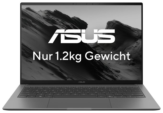 2K Ultra HD Notebook 35,6 cm (14 Zoll) 2880 x 1800 Pixel 1 TB SSD Windows 11 Home Intel Core Ultra 9 max. 4,9 GHz  Zenbook S14 UX5406AA-SU207W (Grau) 