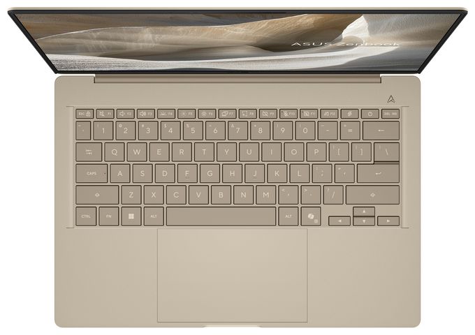WUXGA Notebook 35,6 cm (14 Zoll) 1920 x 1200 Pixel 1 TB SSD Windows 11 Home Qualcomm Snapdragon max. 3 GHz  Zenbook UX3407QA-QD498W (Beige) 