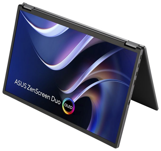 WUXGA Monitor 35,6 cm (14 Zoll) 16:10 1 ms 400 cd/m²  ZenScreen Duo OLED MQ149CD (Silber) 