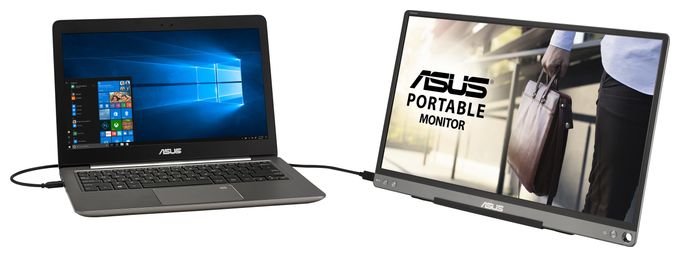 Full HD Monitor 39,6 cm (15.6 Zoll) 16:9 5 ms 250 cd/m²  ZenScreen MB16ACE (Grau) 
