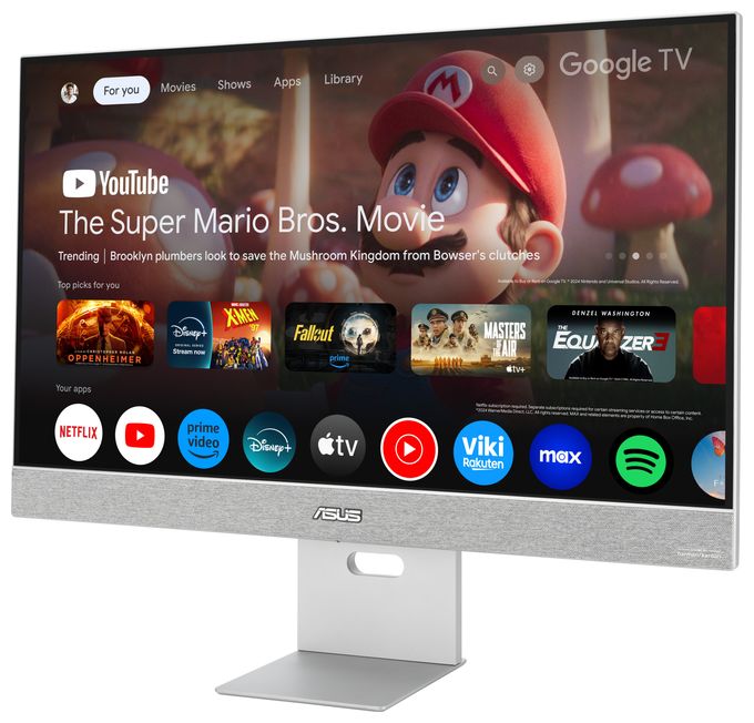 4K Ultra HD Monitor 68,6 cm (27 Zoll) 16:9 5 ms 350 cd/m²  ZenScreen Smart MS27UC (Grau) 