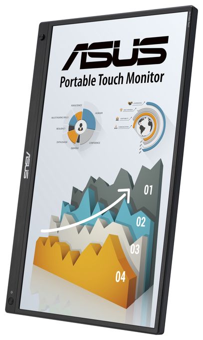 Full HD Monitor 39,6 cm (15.6 Zoll) 16:9 5 ms 250 cd/m²  ZenScreen Touch MB16AHT (Schwarz) 