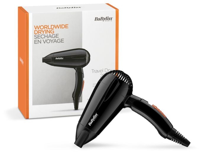 Haartrockner 2000 W  5344E Travel Dry (Schwarz) 