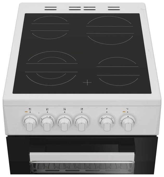 Freistehender Herd Elektro normal 6 Beheizungsarten Hydrolytisch B5V5KMW 