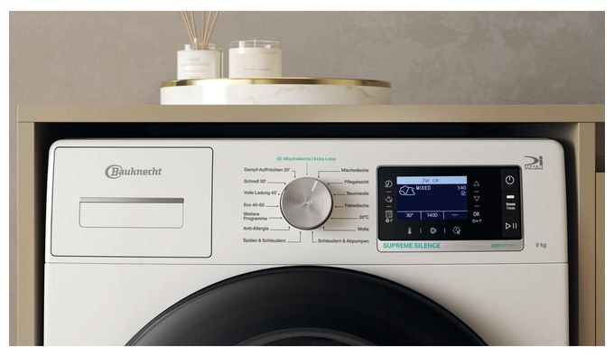 9 kg Frontlader Waschmaschine 1400 U/min aquaStop Funktion AutoClean B6R98E Silence 