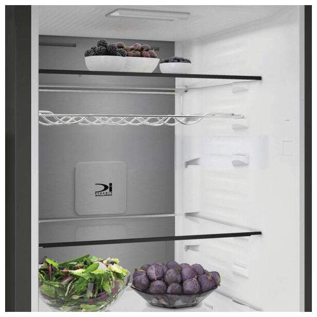 297 l / 118 l Kühl-Gefrierkombi freistehend NoFrost 118 kWh Jahr  KGDNF20AMDBL (Schwarz) 