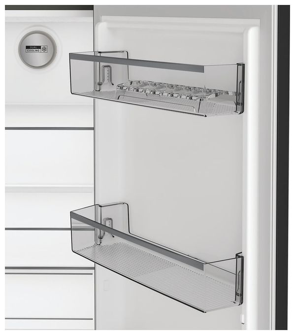 Side-by-Side Kühl-/ Gefrierkombination 375 l / 203 l 328 kWh NoFrost 1790 mm x 910 mm  SBSIWE90 (Schwarz) 