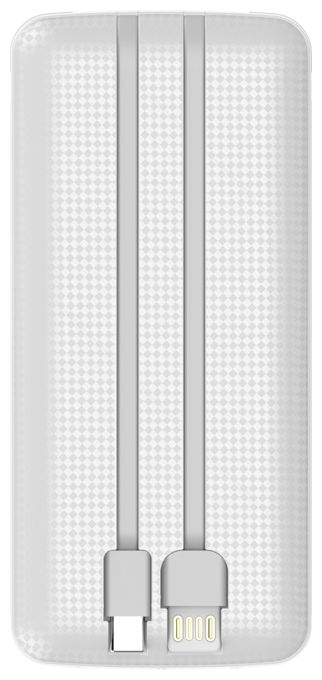 20000 mAh Powerbank USB Typ-A  Carbon 20 (Weiß) 