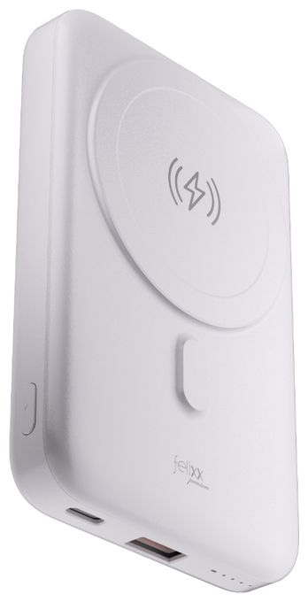 10000 mAh Powerbank  felixx Magnetic (Weiß) 