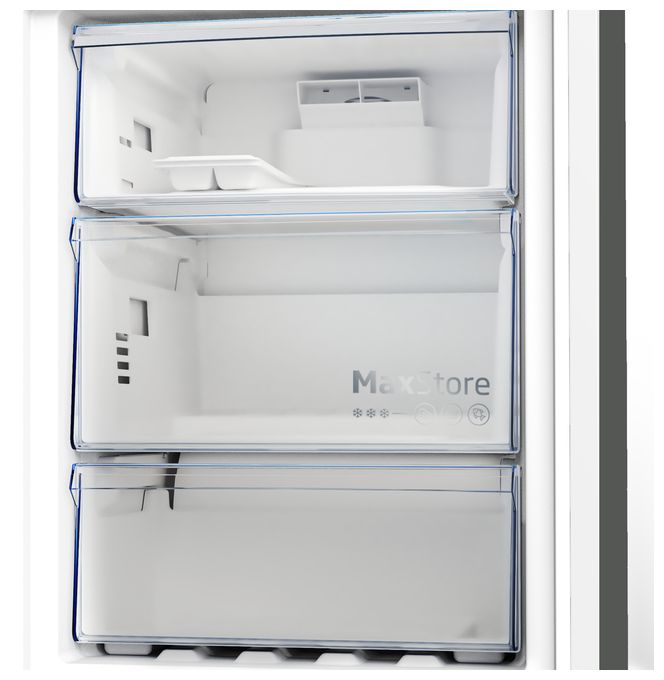 210 l / 106 l Kühl-Gefrierkombi freistehend NoFrost 165 kWh Jahr  B5RCNA366HG (Grau) 