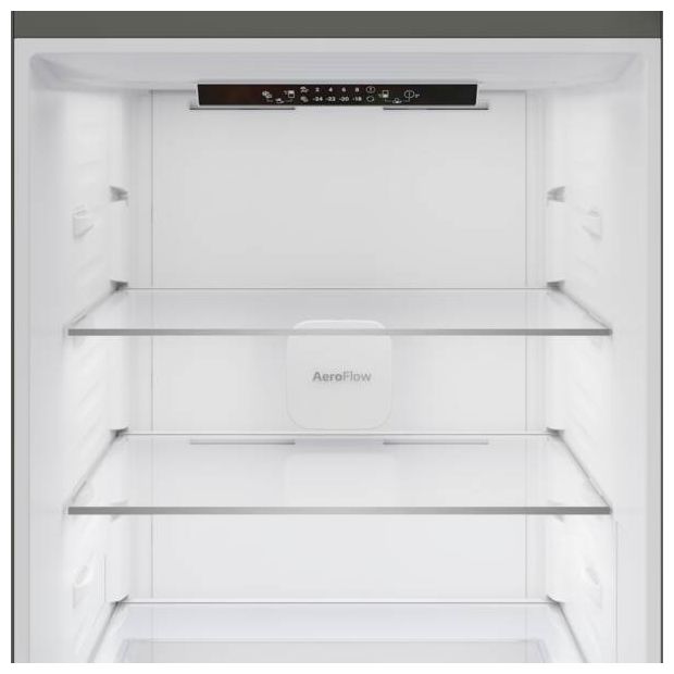 252 l / 118 l Kühl-Gefrierkombi freistehend NoFrost 145 kWh Jahr  B7RCNA377HXP (Edelstahl) 