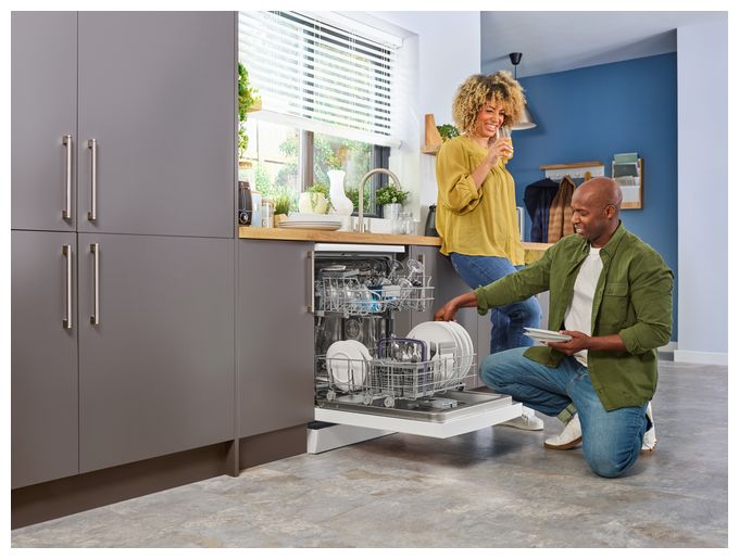 60 cm Geschirrspüler freistehend Leise 14 Maßgedecke Restwärme BDFN26430W 