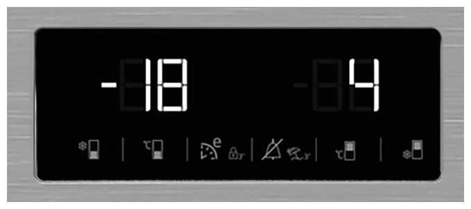 215 l / 109 l Kühl-Gefrierkombi freistehend NoFrost 166 kWh Jahr  RCNA366E60XBN (Metallisch) 