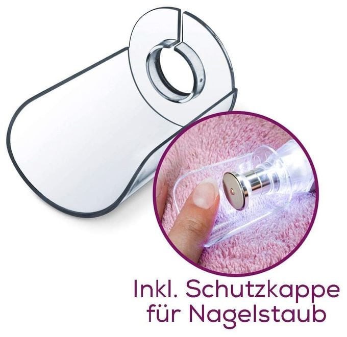 MP62 Maniküre-/Pediküre Set mit Licht 10 Profi-Aufsätze 