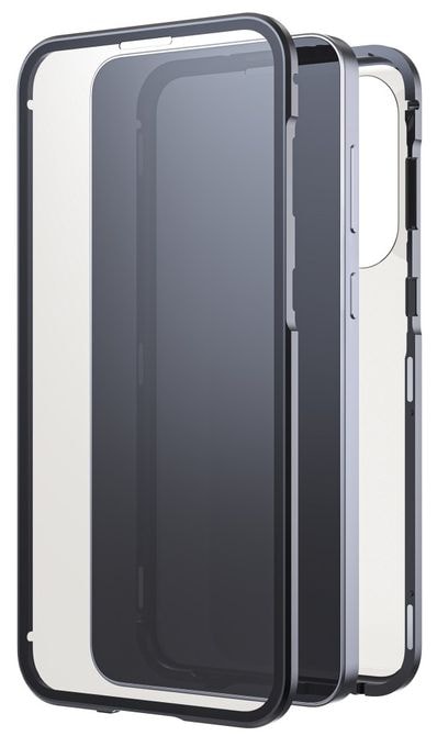 Cover für Samsung Galaxy A57 5G  080295 360 Grad Glass (Schwarz/Transparent) 