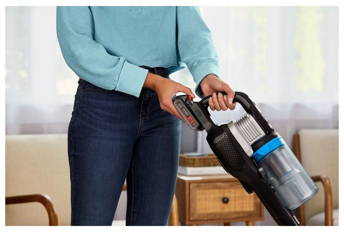 Handstaubsauger Beutellos bis 55 min Laufzeit 20 V (Schwarz, Transparent, Weiß) BHFEB520D1 