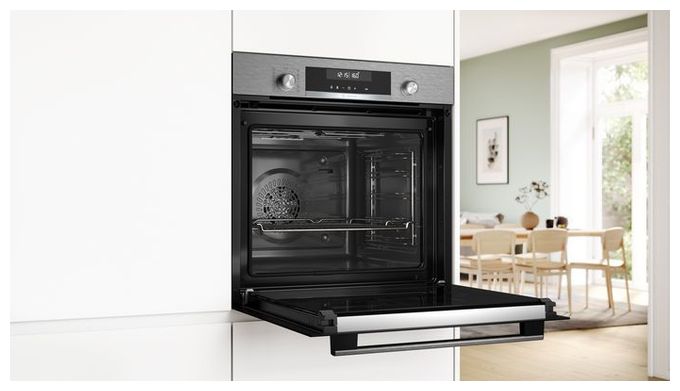 Backofen-Set groß AutoClean mit autarkem 60 cm Induktions Kochfeld EXB63IP1 (HBG578BS3 + PIF64RBB5E + HEZ631070) 