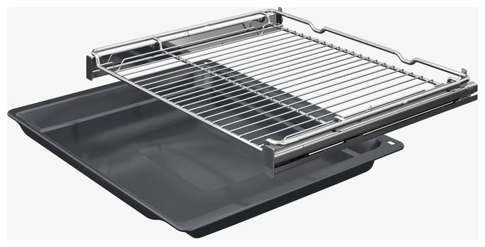 Backofen-Set groß AutoClean mit autarkem 60 cm Induktions Kochfeld HBD876AS62 (HBG972KB1 + PIF695HC1E) 