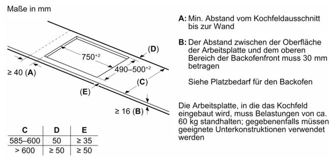 Backofen-Set groß AutoClean mit autarkem 81,2 cm Induktions Kochfeld HBDMATTK04 (HBG972KB1 + PVW89BHC1E) 