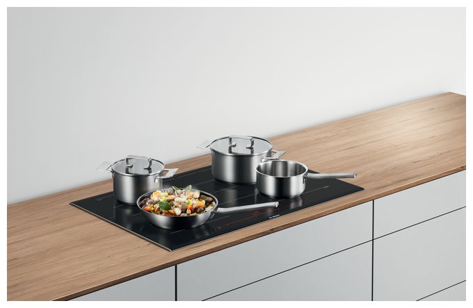 (Edelstahl) HEZ9SE040 Kochgeschirr-Set 4-teilig 