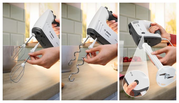 Handmixer 5 Stufen 450 W  MFQ3545 ErgoMixx (Grau/Weiß) 