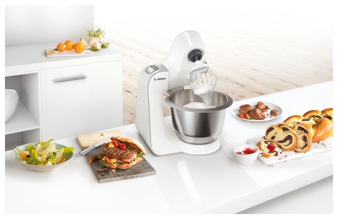 1000 W Küchenmaschine 3,9 l  MUM58W20 (Silber, Weiß) 