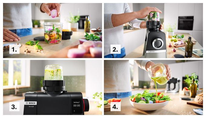 für Serie 6, Serie 8 (MUMS6xxx, MUM9xxx) MUZS68CG Multi-Zerkleinerer 3-in-1 