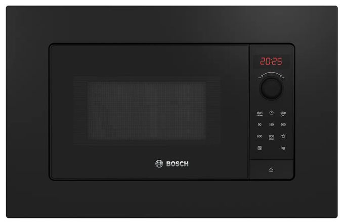 Einbau-Mikrowelle 800 W Größe: klein 5 Stufen (Schwarz) Serie 2 BFL623MB4 