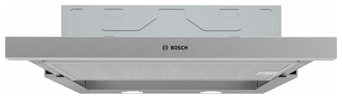 Abluft/Umluft Dunstabzugshaube/Esse Einbau 60 cm (Metallisch, Silber) Serie 2 DFM064W55 