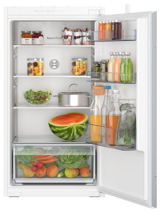 165 l 102,5 cm Einbaukühlschrank EEK: E 96 kWh Jahr Serie 2 KIR31NSE0 Schlepptür 