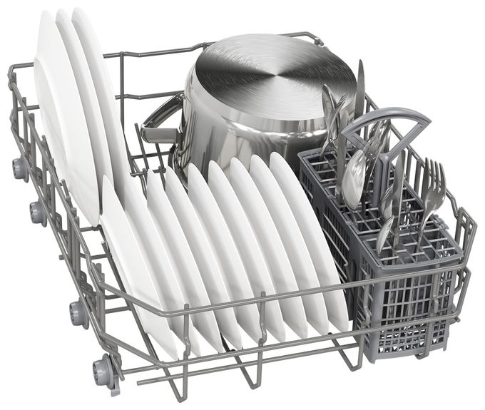 45 cm Geschirrspüler teilintegriert (ohne Front) Leise 9 Maßgedecke aquaStop Funktion Serie 2 SPI2IKS10E 