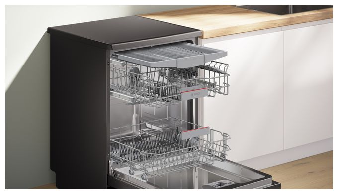 60 cm Geschirrspüler freistehend Sehr leise 14 Maßgedecke aquaStop Funktion Wärmetauscher Serie 4 SMS4EMC06E 