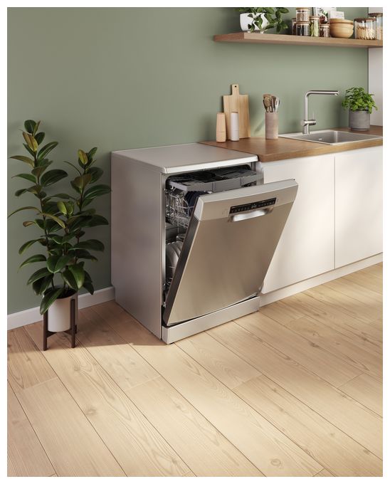 60 cm Geschirrspüler freistehend Sehr leise 14 Maßgedecke aquaStop Funktion Wärmetauscher Serie 4 SMS4EMI06E 