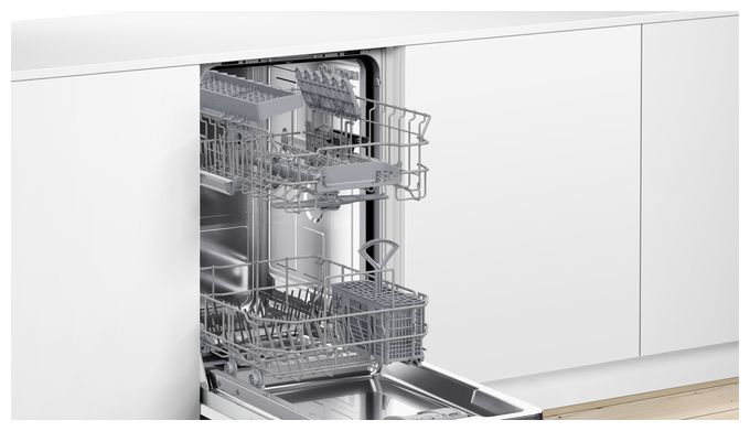 45 cm Geschirrspüler vollintegriert (ohne Front) leise 10 Maßgedecke aquaStop Funktion Wärmetauscher Serie 4 SPH4HL801E 