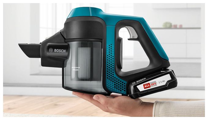 Handstaubsauger Beutellos bis 30 min Laufzeit 18 V  Serie 6 BBS611LAG (Blau) 