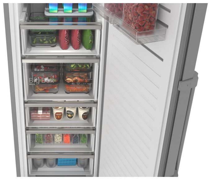 334 l Gefrierschrank 171 kWh Jahr NoFrost  Serie 6 GSN36AICM (Edelstahl, Grau) 