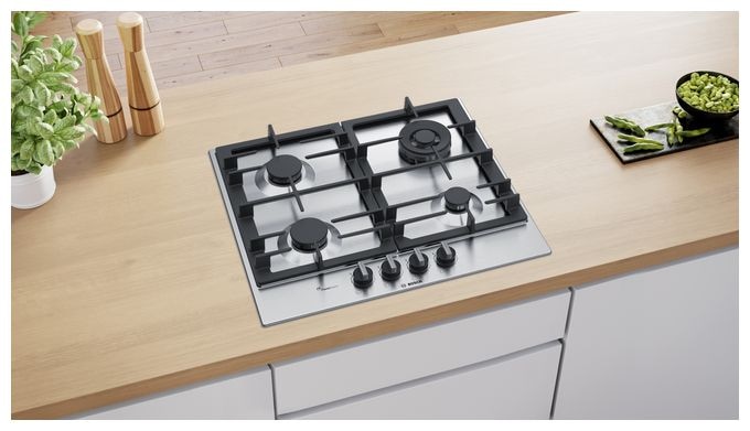 Gaskochfeld Kochfeld/Herdplatte 4 Zone(n) Serie 6 PCH6A5C90D autarkes 60cm 