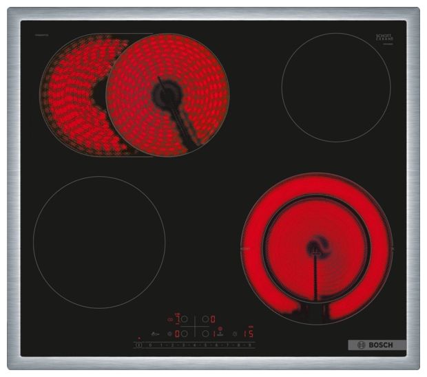60 cm Glaskeramik Kochfeld/Herdplatte 4 Zone(n) Serie 6 PKN645FP2E autarkes 