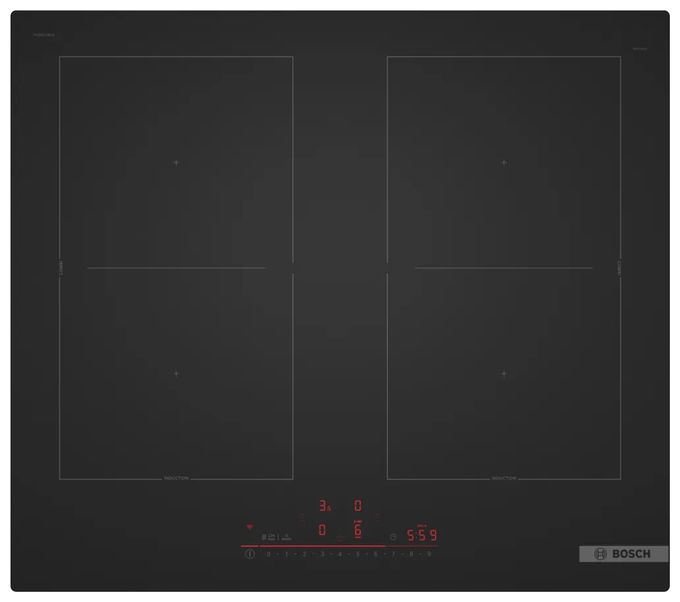 59.2 cm Induktions Kochfeld/Herdplatte 4 Zone(n) Serie 6 PVQ61CHB1E autarkes 