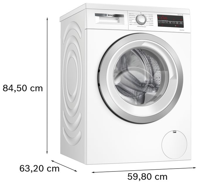 8 kg Frontlader Waschmaschine 1400 U/min aquaStop Funktion AutoClean Serie 6 WUU28T71 