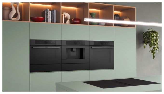 Kaffeevollautomat 19 bar 2,4 l 400 g AutoClean (Schwarz) Serie 8 CTL9181M0 Einbau 