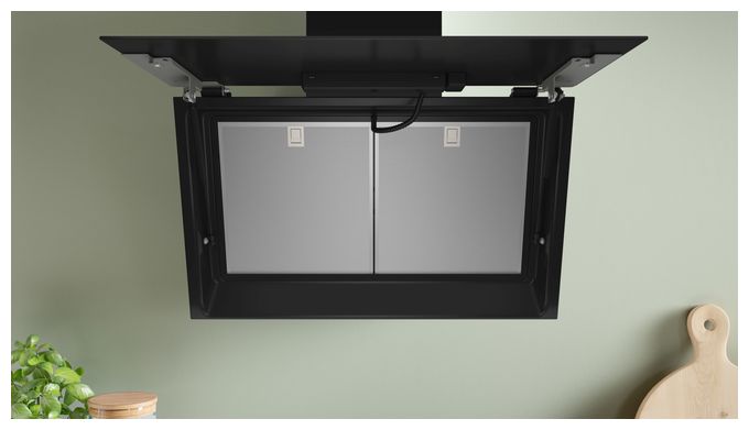 Dunstabzugshaube Wand 80 cm Abluft/Umluft (Schwarz) Serie 8 DWK81AN65 