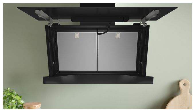 Umluft Dunstabzugshaube/Esse Wand 90 cm (Schwarz) Serie 8 DWK91LT60 