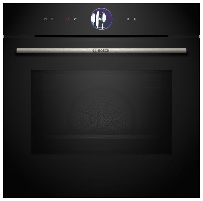 Einbaubackofen groß AutoClean Mikrowelle Serie 8 HMG776NB1 