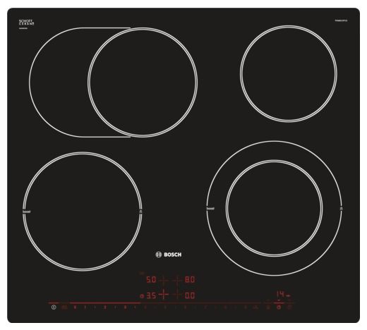 Glaskeramik Kochfeld/Herdplatte 4 Zone(n) Serie 8 PKN601DP1D autarkes 60cm 