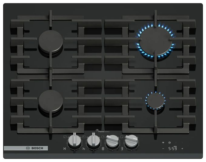 60 cm Gaskochfeld Kochfeld/Herdplatte 4 Zone(n) Serie 8 PRP6A6H40 autarkes 