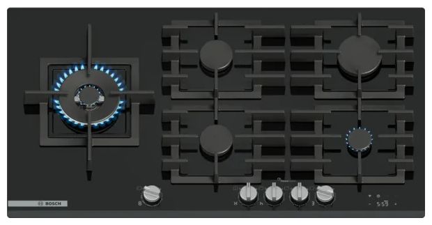 90 cm Gaskochfeld Kochfeld/Herdplatte 5 Zone(n) Serie 8 PRS9A6H40 autarkes 