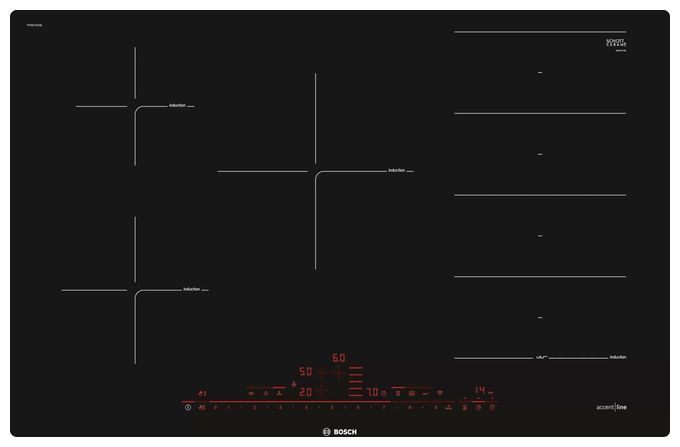 80 cm Induktions Kochfeld/Herdplatte 5 Zone(n) Serie 8 PXV821DV5E autarkes 