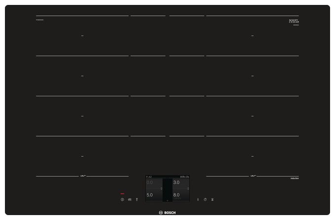 Induktions Kochfeld/Herdplatte 4 Zone(n) Serie 8 PXY801KW1E autarkes 80cm 