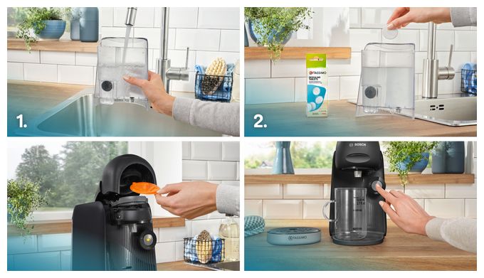 Kaffeekapsel Maschine  TAS1620 Tassimo Finesse Classic (Schwarz) 